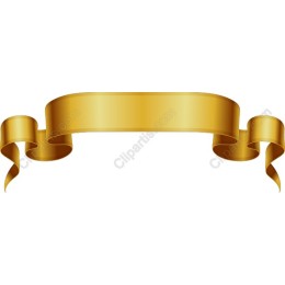 Elegant Gold Ribbon Banner