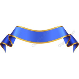Elegant Blue Ribbon