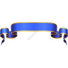 Elegant Blue Ribbon Banner
