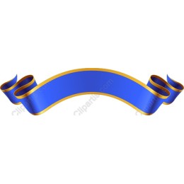 Elegant Blue Ribbon