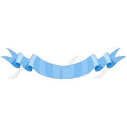Elegant Blue Decorative Ribbon