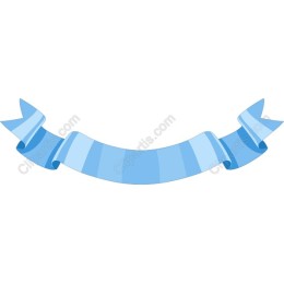 Elegant Blue Ribbon