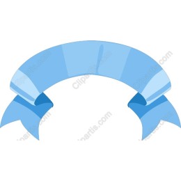 Elegant Blue Ribbon