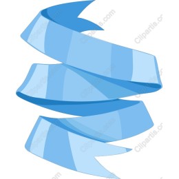 Elegant Blue Ribbon