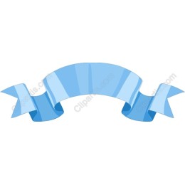 Elegant Blue Ribbon