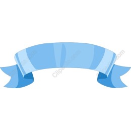 Elegant Blue Ribbon