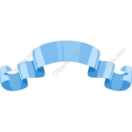 Elegant Blue Ribbon