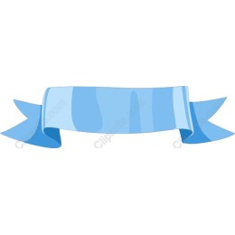 Elegant Blue Ribbon