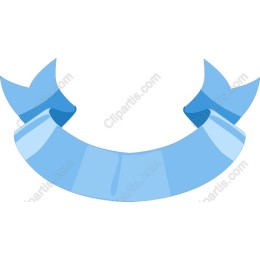 Elegant Blue Ribbon