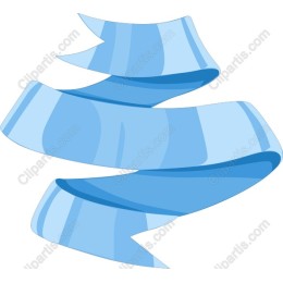Elegant Blue Ribbon