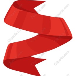 Red Curled Ribbon