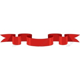 Vibrant Red Ribbon