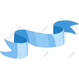 Elegant Blue Ribbon