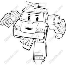 Energetic Cartoon Vehicle Character