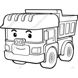 Cartoon Dump Truck