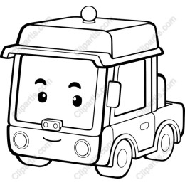 Cute Cartoon Truck