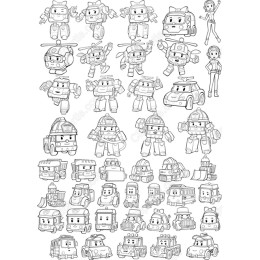Whimsical Vehicles & Characters Set - Bundle