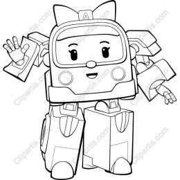 Friendly Robot Character