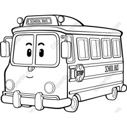 Charming School Bus