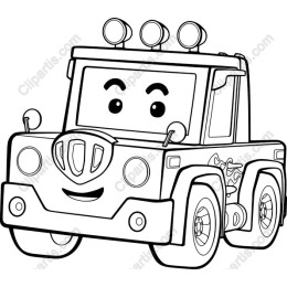 Joyful Cartoon Truck