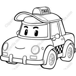 Cute Taxi Car