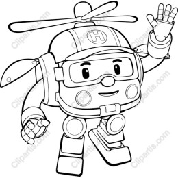 Charming Flying Robot
