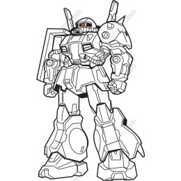 Futuristic Mech Warrior