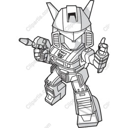Playful Cartoon Robot