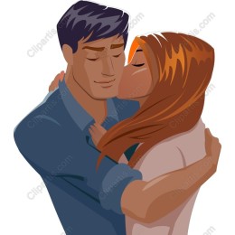 Romantic Couple Embrace