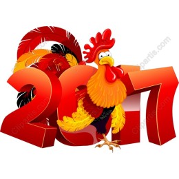 Vibrant Rooster for 2017