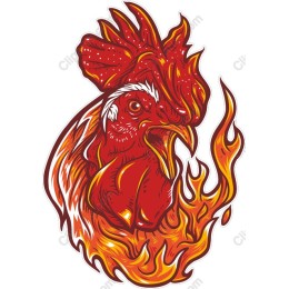 Fiery Rooster