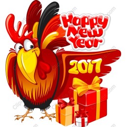 Happy New Year Rooster