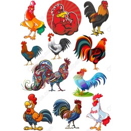 Charming Rooster Set