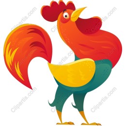 Vibrant Rooster