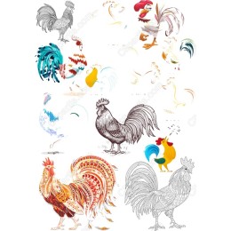 Charming Roosters Collection