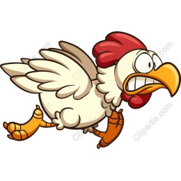 Frightened Chicken