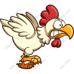 Quirky Animated Chicken