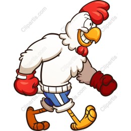 Energetic Chicken Boxer