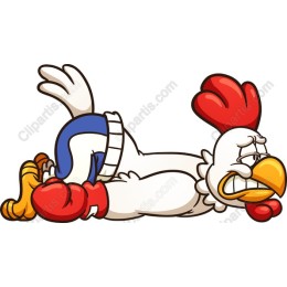 Exhausted Chicken