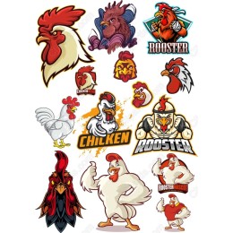 Rooster and Chicken Bundle
