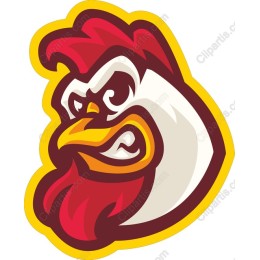 Aggressive Rooster Head