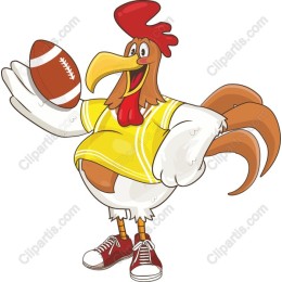 Cheerful Chicken Football