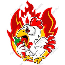 Spicy Chicken Cartoon
