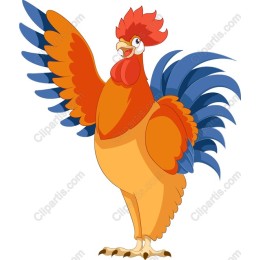 Cheerful Rooster