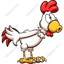 Whimsical Chicken Character