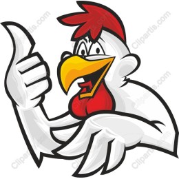 Cheerful Chicken Clipart