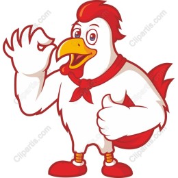 Cheerful Chicken Mascot
