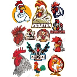 Rooster Set - Vibrant