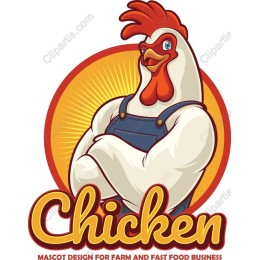 Vibrant Chicken Mascot