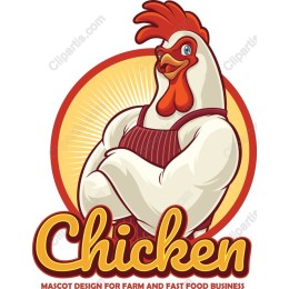 Charming Chicken Chef Mascot
